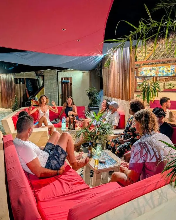 soirée sur le lodge